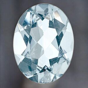6 x 4 mm Oval Aquamarine Gemstone - Live Show Listing